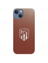 Funda para IPhone 14 Max del Atlético de Madrid Escudo Plateado Fondo  - Licencia Oficial Atlético de Madrid