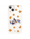 Funda para IPhone 14 Oficial de Disney Minnie Minnie Love - Clásicos Disney