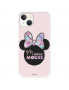 Funda para IPhone 14 Oficial de Disney Minnie Pink Shadow - Clásicos Disney