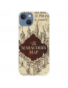 Funda para IPhone 14 Max Oficial de Harry Potter The Marauders Map fondo - Harry Potter