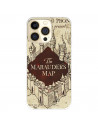 Funda para IPhone 14 Pro Oficial de Harry Potter The Marauders Map fondo - Harry Potter