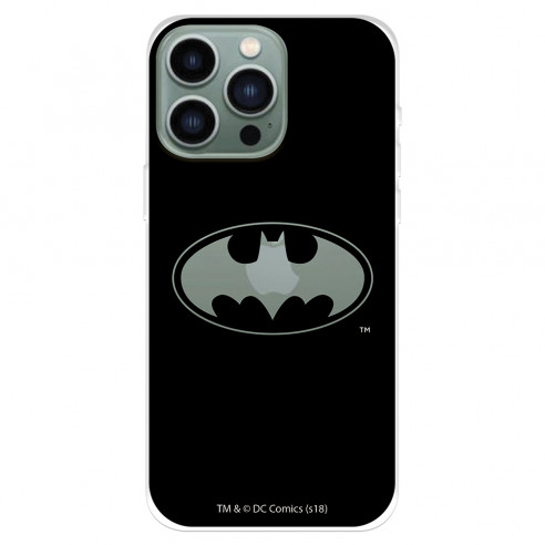 Funda para IPhone 14 Pro Max Oficial de DC Comics Batman Logo Transparente - DC Comics