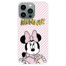 Funda para IPhone 14 Pro Max Oficial de Disney Minnie Cold Balloon - Clásicos Disney