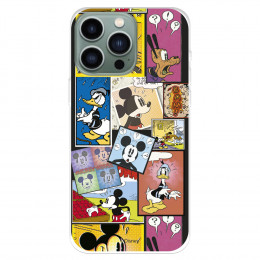 Funda para IPhone 14 Pro Max Oficial de Disney Mickey Comic - Clásicos Disney