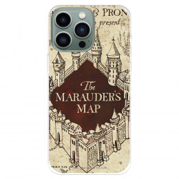 Funda para IPhone 14 Pro Max Oficial de Harry Potter The Marauders Map fondo - Harry Potter