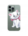 Funda para IPhone 14 Pro Max Oficial de Disney Marie Silueta - Los Aristogatos