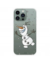 Funda para IPhone 14 Pro Max Oficial de Disney Olaf Transparente - Frozen