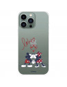 Funda para IPhone 14 Pro Max Oficial de Disney Mickey y Minnie Love - Clásicos Disney