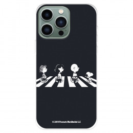 Funda para IPhone 14 Pro Max Oficial de Peanuts Personajes Beatles - Snoopy