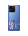 Hülle für Xiaomi Redmi 10A Offizieller Disney Angel & Stitch Bisou - Lilo & Stitch