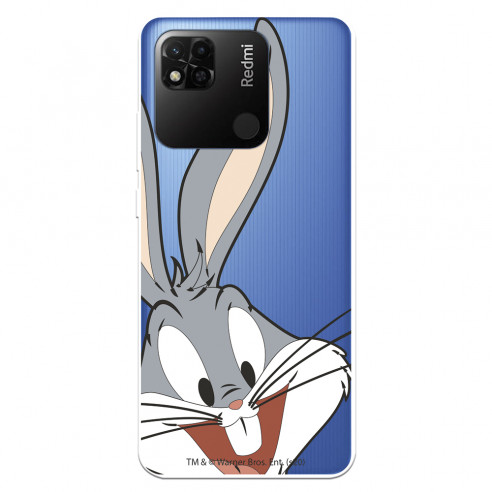 Hülle für Xiaomi Redmi 10A Offizielle Warner Bros Bugs Bunny transparente Silhouette - Looney Tunes