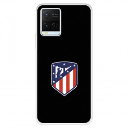 Funda para Vivo Y21 del Atlético de Madrid Escudo Fondo Negro  - Licencia Oficial Atlético de Madrid