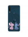 Funda para Alcatel 1SE 2020 Oficial de Disney Angel & Stitch Beso - Lilo & Stitch