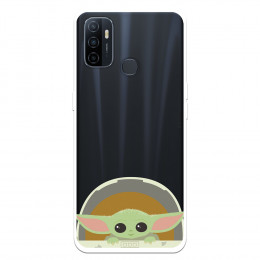 Funda para Oppo A11s Oficial de Star Wars Baby Yoda Sonrisas - The Mandalorian