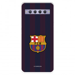 Funda para TCL 10 Plus del FC Barcelona Rayas Blaugrana  - Licencia Oficial FC Barcelona