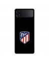 Funda para Samsung Galaxy Z Flip4 del Atlético de Madrid Escudo Fondo Negro  - Licencia Oficial Atlético de Madrid