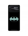 Hülle für Xiaomi Poco C40 Offizielles DC Comics Batman Logo Transparent - DC Comics