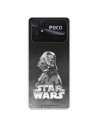 Hülle für Xiaomi Poco C40 Offizieller Star Wars Darth Vader Schwarzer Hintergrund - Star Wars