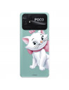 Hülle für Xiaomi Poco C40 Offizielle Disney Marie Silhouette - Die Aristocats
