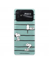 Hülle für Xiaomi Poco C40 Offizielle Peanuts Snoopy Lines - Snoopy