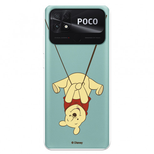 Hülle für Xiaomi Poco C40 Offizielles Disney Winnie Swing - Winnie The Pooh