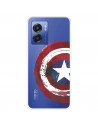 Funda para Oppo A77 5G Oficial de Marvel Capitán América Escudo Transparente - Marvel