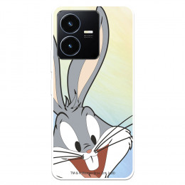 Funda para Oppo A74 5G Oficial de Warner Bros Bugs Bunny Silueta  Transparente - Looney Tunes