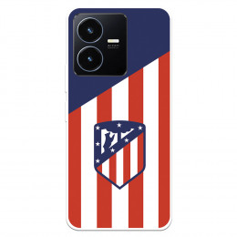 Funda para Vivo Y35 del Atlético de Madrid Escudo Fondo Atletico  - Licencia Oficial Atlético de Madrid