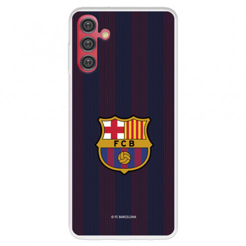 Funda para Samsung Galaxy A04s del FC Barcelona Rayas Blaugrana  - Licencia Oficial FC Barcelona