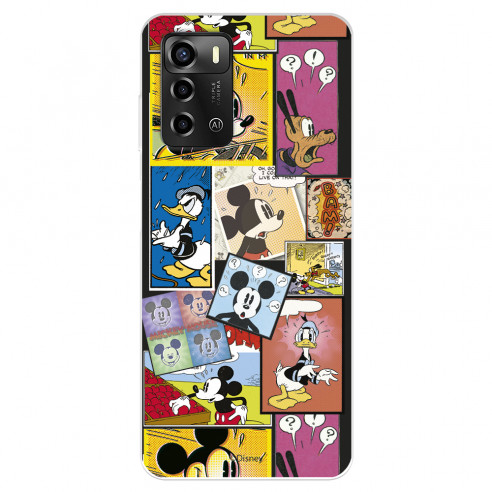 Funda para ZTE Blade A72 Oficial de Disney Mickey Comic - Clásicos Disney