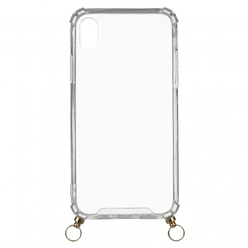 Transparente Kordel-Silikonhülle für iPhone XR