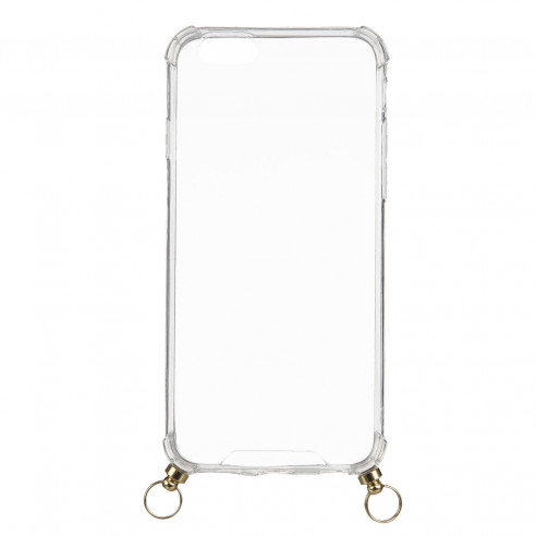 Transparente Kordel-Silikonhülle für iPhone 6S
