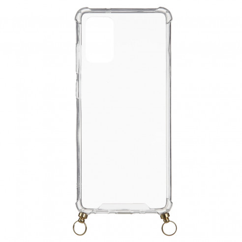 Transparente Kordel-Silikonhülle für Samsung Galaxy S20 Plus