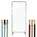 Transparente Kordel-Silikonhülle für Samsung Galaxy S20