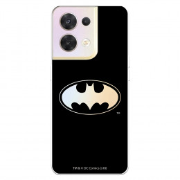 Funda para Oppo Reno 8 Oficial de DC Comics Batman Logo Transparente - DC Comics