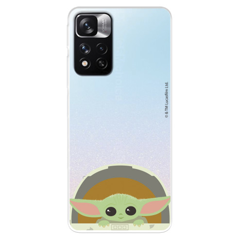 Hülle für Xiaomi Hülle Note 11S 5G Offizielles Star Wars Baby Yoda Smiles - The Mandalorian
