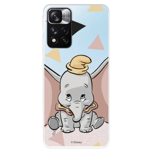 Offizielle Disney Dumbo Silhouette Transparent Hülle für Xiaomi Hülle Note 11S 5G - Dumbo