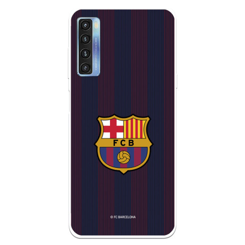 Funda para TCL 20L del FC Barcelona Rayas Blaugrana - Licencia Oficial FC Barcelona