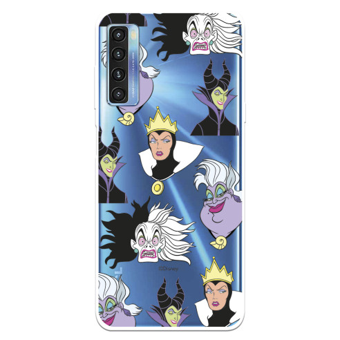 Funda para TCL 20L Oficial de Disney Villanas Patrón - Villanas Disney