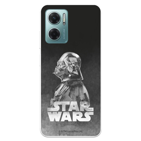 Funda para Xiaomi Redmi 10 5G Oficial de Star Wars Darth Vader Fondo negro - Star Wars