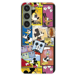 Funda para Samsung Galaxy S23+ Oficial de Disney Mickey Comic - Clásicos Disney