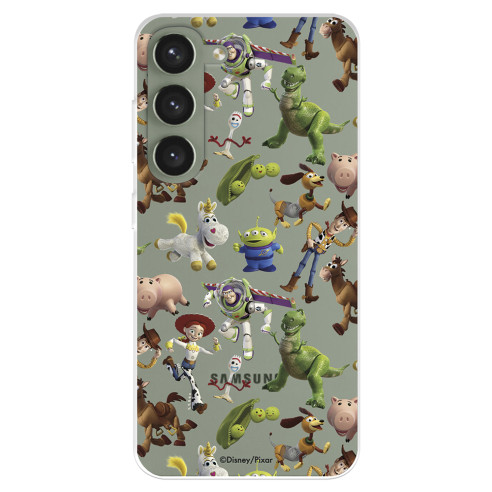 Funda para Samsung Galaxy S23+ Oficial de Disney Muñecos Toy Story Siluetas - Toy Story