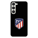 Funda para Samsung Galaxy S23 del Atlético de Madrid Escudo Fondo Negro  - Licencia Oficial Atlético de Madrid