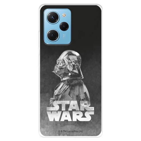 Funda para Xiaomi Poco X5 Pro 5G Oficial de Star Wars Darth Vader Fondo negro - Star Wars