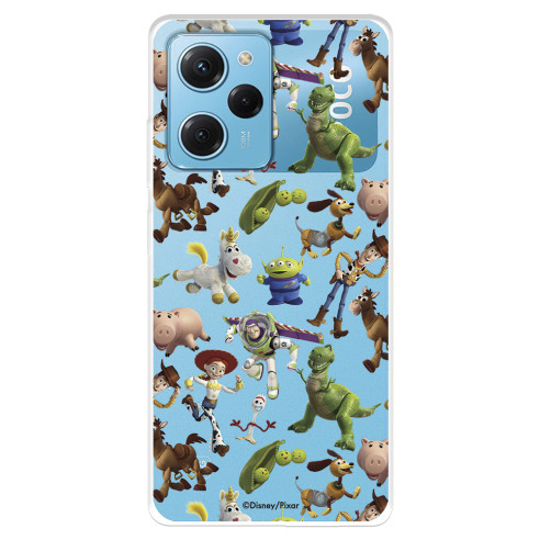 Funda para Xiaomi Poco X5 Pro 5G Oficial de Disney Muñecos Toy Story Siluetas - Toy Story