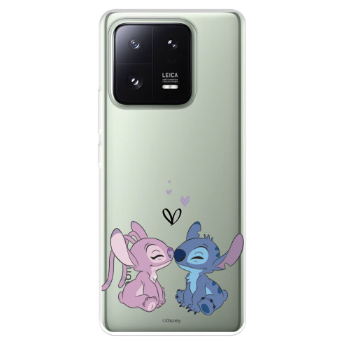 Funda para Xiaomi 13 Pro Oficial de Disney Angel & Stitch Beso - Lilo & Stitch