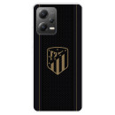 Funda para Xiaomi Poco X5 5G del Atlético de Madrid Escudo Dorado Fondo Negro  - Licencia Oficial Atlético de Madrid