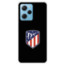 Funda para Xiaomi Poco X5 Pro 5G del Atlético de Madrid Escudo Fondo Negro  - Licencia Oficial Atlético de Madrid