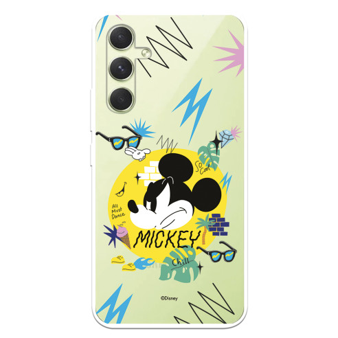 Funda para Samsung Galaxy A54 5G Oficial de Disney Mickey Mickey Urban - Clásicos Disney