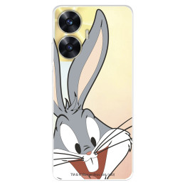 Funda para Realme C55 Oficial de Warner Bros Bugs Bunny Silueta Transparente - Looney Tunes